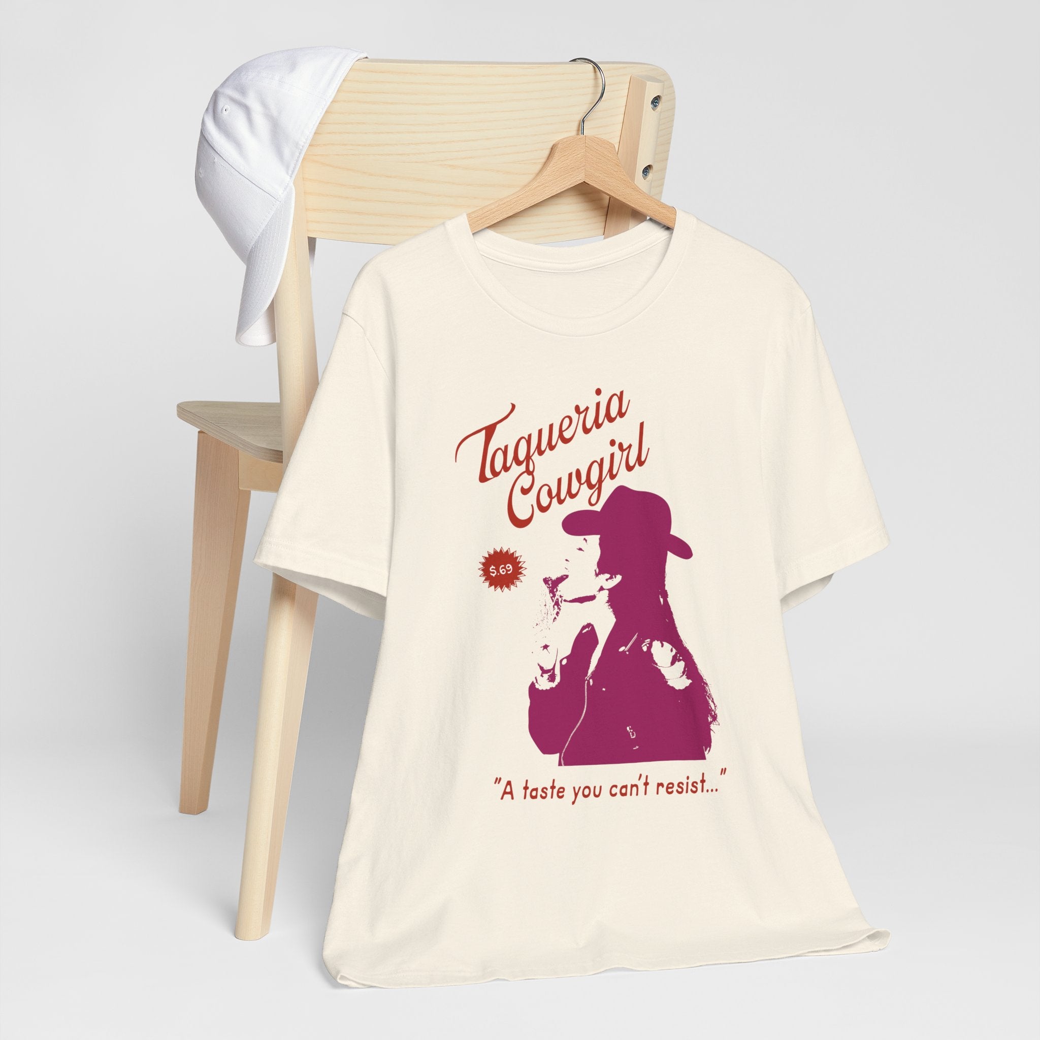 Taqueria Cowgirl Unisex Tee | Fun Foodie Shirt, Casual Wear, Gift for Food Lovers, Western Style T-Shirt, Unique Taco Tee