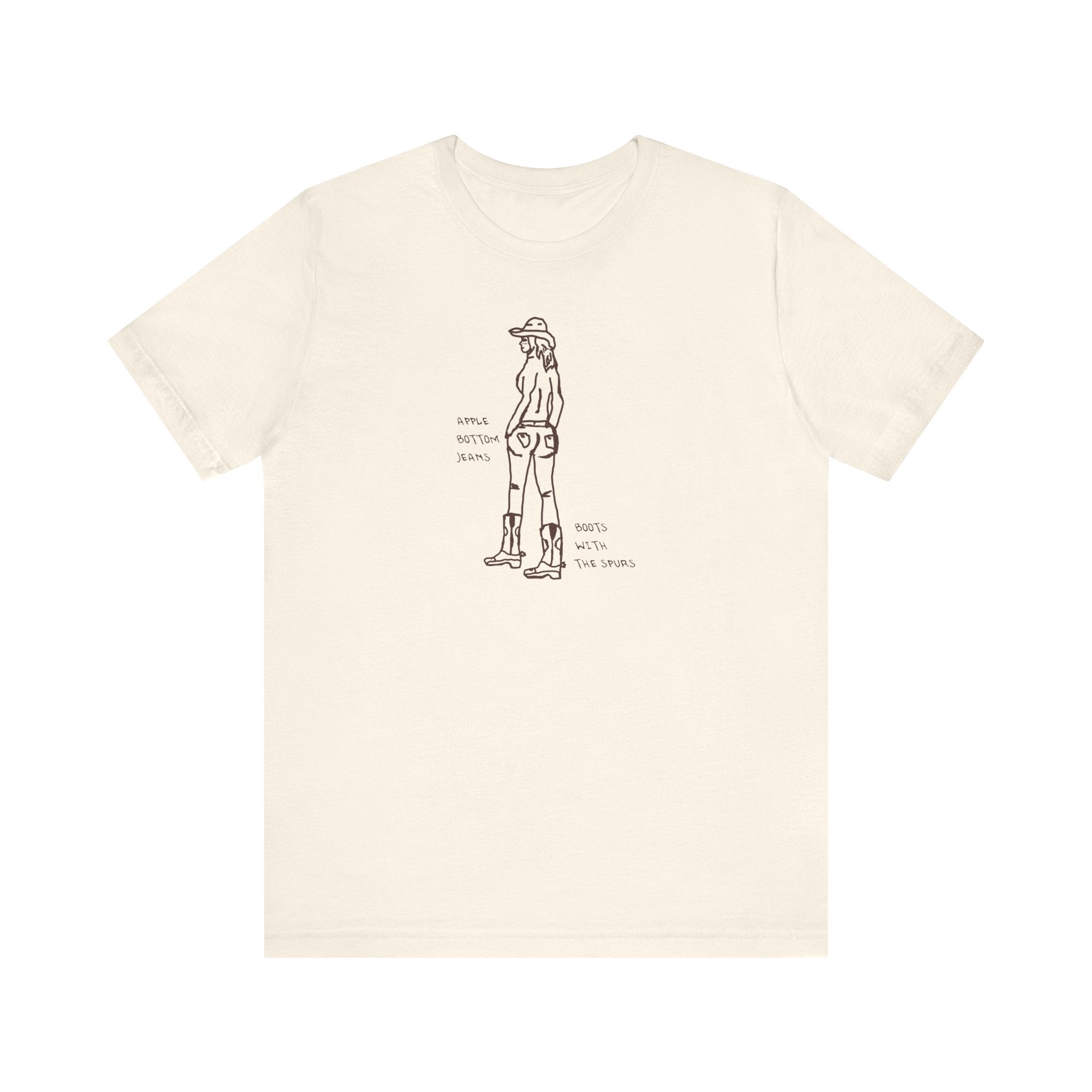 Cowgirl Western Tee - Graphic Unisex Jersey Shirt - Adventure Vibes - Perfect for Outdoor Lovers, Gifts, Casual Wear, Eco-friendly Fashion