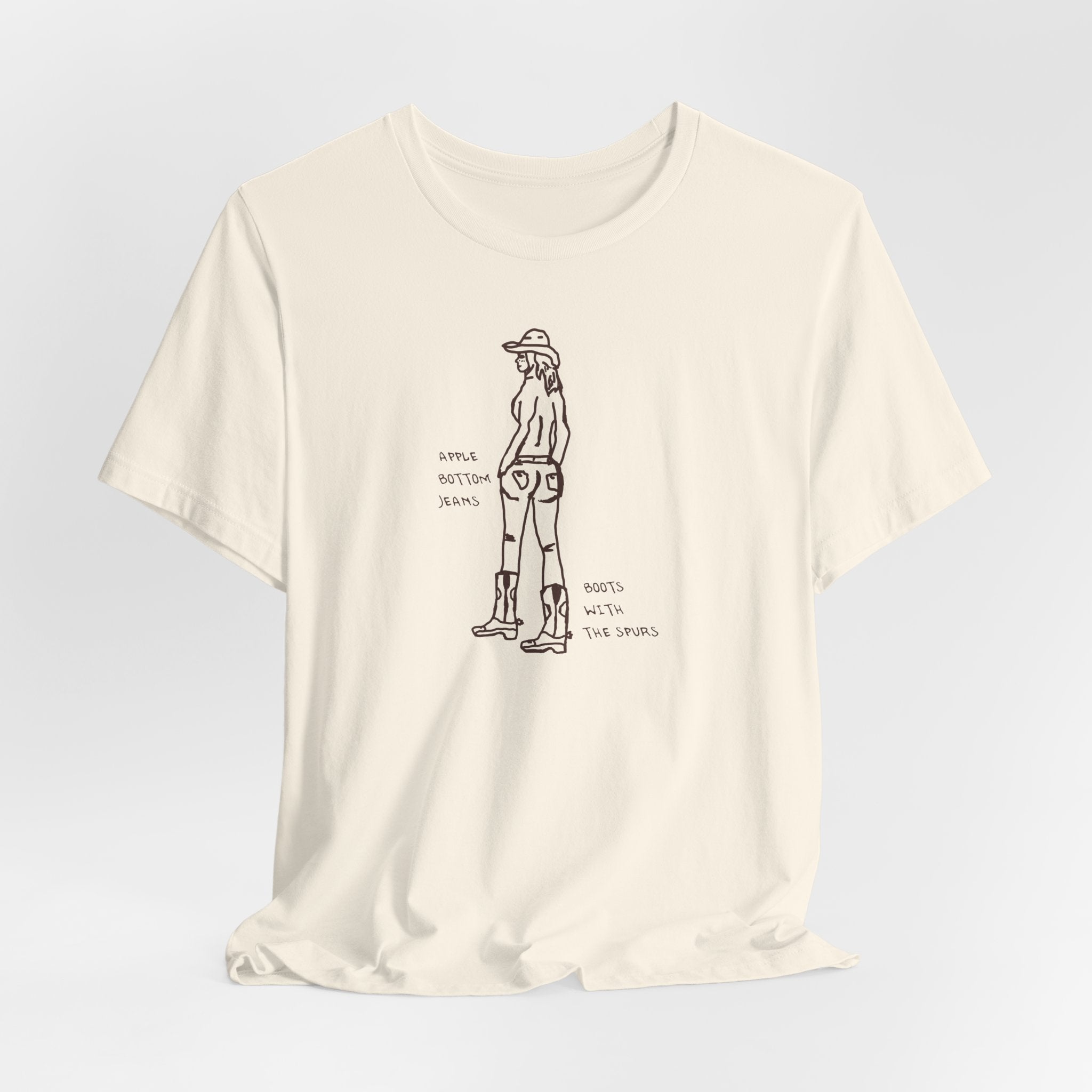 Cowgirl Western Tee - Graphic Unisex Jersey Shirt - Adventure Vibes - Perfect for Outdoor Lovers, Gifts, Casual Wear, Eco-friendly Fashion