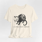 Funny Animal Graphic Tee, Unisex Jersey T-Shirt, Cute Opossum Tee, Gift for Animal Lovers, Casual Everyday Wear