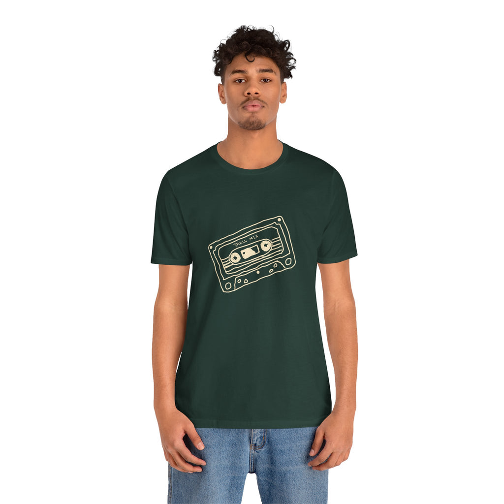 Trail Mix Retro Cassette Tee for Adventure Lovers, Vintage Music Shirt, Unisex Graphic Tee, Casual Wear T-Shirt, Nostalgic Apparel