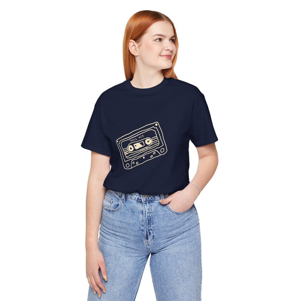 Trail Mix Retro Cassette Tee for Adventure Lovers, Vintage Music Shirt, Unisex Graphic Tee, Casual Wear T-Shirt, Nostalgic Apparel