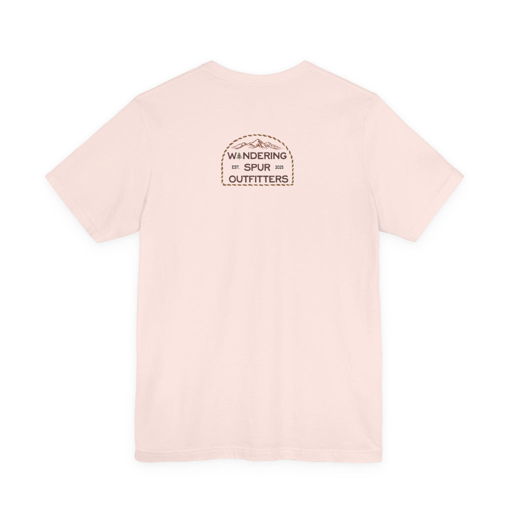 Cowgirl Western Tee - Graphic Unisex Jersey Shirt - Adventure Vibes - Perfect for Outdoor Lovers, Gifts, Casual Wear, Eco-friendly Fashion
