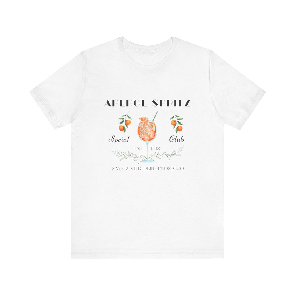 Vintage Style Graphic Aperol Spritz T-Shirt, Perfect for Casual Outings, Gift for Friends, Summer Essential, Unisex Tee with Fun Design