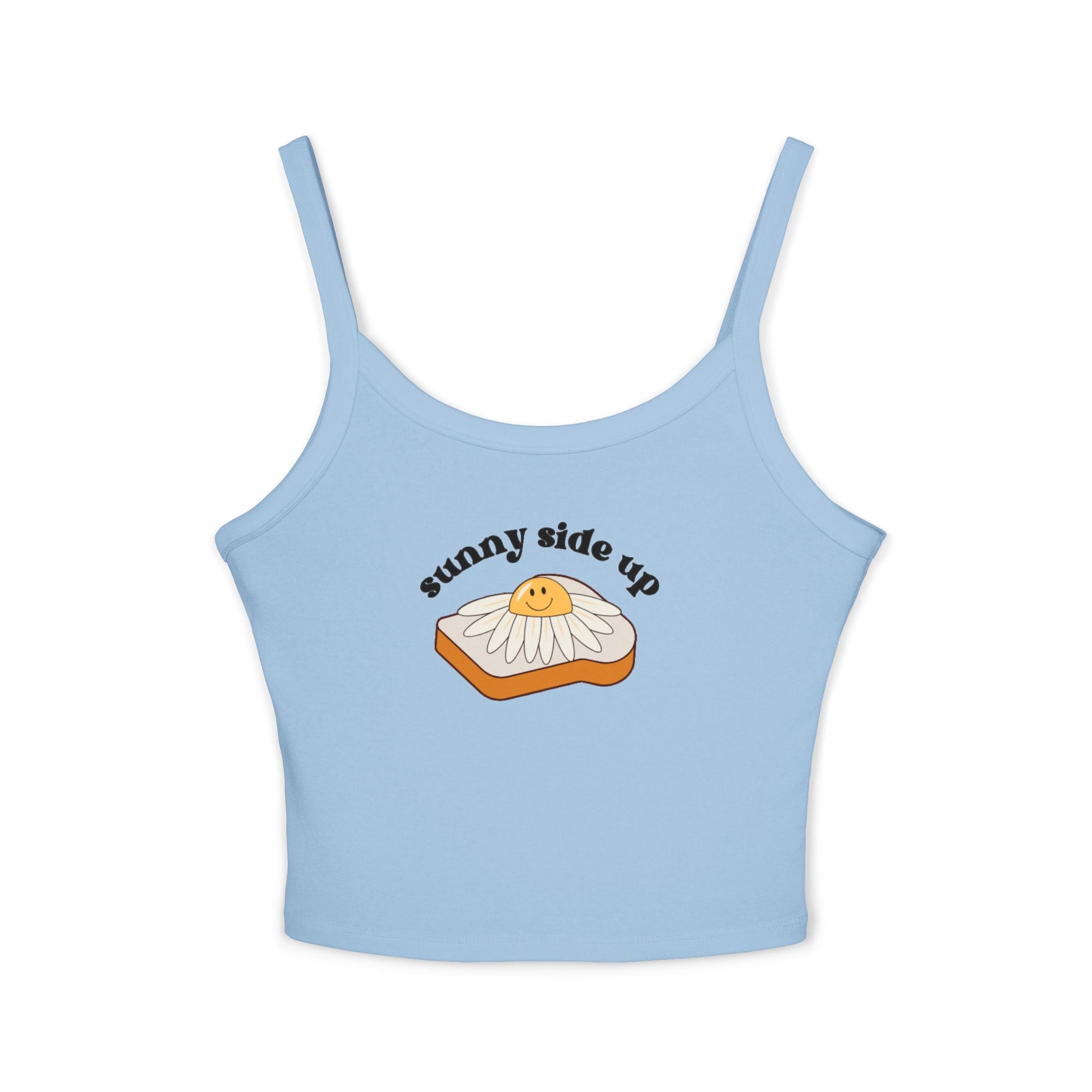 Sunny Side Up Women's Tank Top, Cute Summer Top, Casual Wear, Funny Food Shirt, Egg Lover Gift, Vacation Outfit