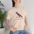 Western Yippee Caw Yay Bird Tee - Unisex Jersey Shirt, Nature Lover Gift, Casual Outfit, Birdwatching Apparel