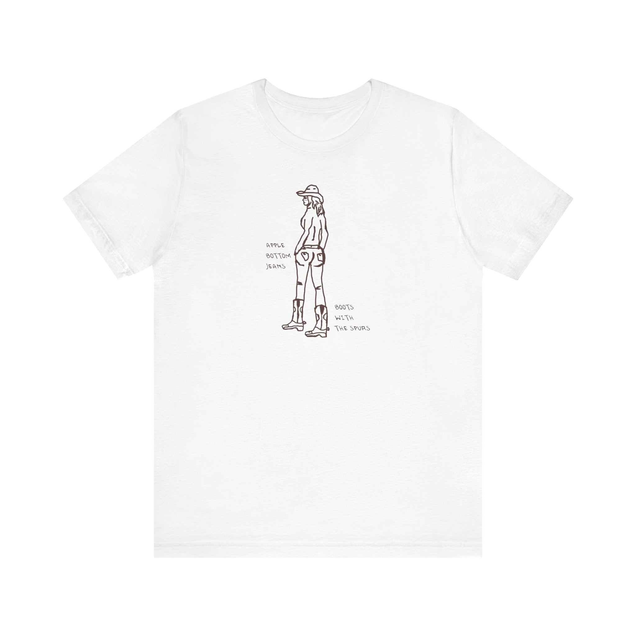 Cowgirl Western Tee - Graphic Unisex Jersey Shirt - Adventure Vibes - Perfect for Outdoor Lovers, Gifts, Casual Wear, Eco-friendly Fashion