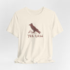Western "Yee Caw" Unisex Tee, Bird Lover's T-Shirt, Gift for Nature Enthusiasts, Casual Wear