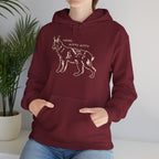 Cozy Wildlife Hoodie, Animal Lover Gift, Fun Sweatshirt, Funny Illustration, Perfect for Cold Days, Present for Friends