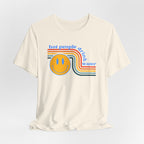 Smiley Water Quote Tee - Casual Summer Shirt, Gift for Friends, Fun Graphic Tee, Festival Wear, Hot Summer Vibes