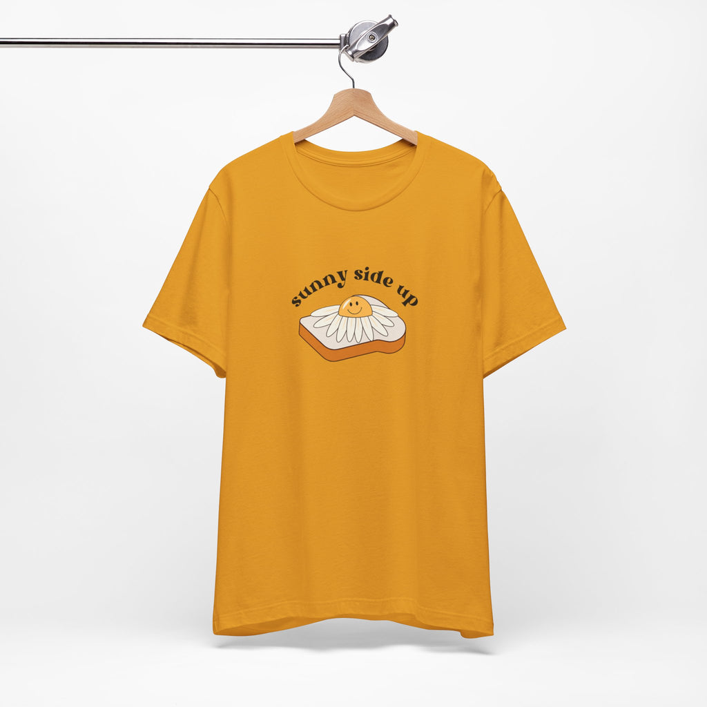Sunny Side Up Graphic Tee, Cute Egg T-Shirt, Unisex Fun Fashion, Gift for Food Lovers, Breakfast Lover's Apparel