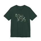 Here Kitty Kitty Unisex Tee, Bobcat T-Shirt, Funny Nature Tee, Gift for Wildlife Lovers, Cute Cat Apparel