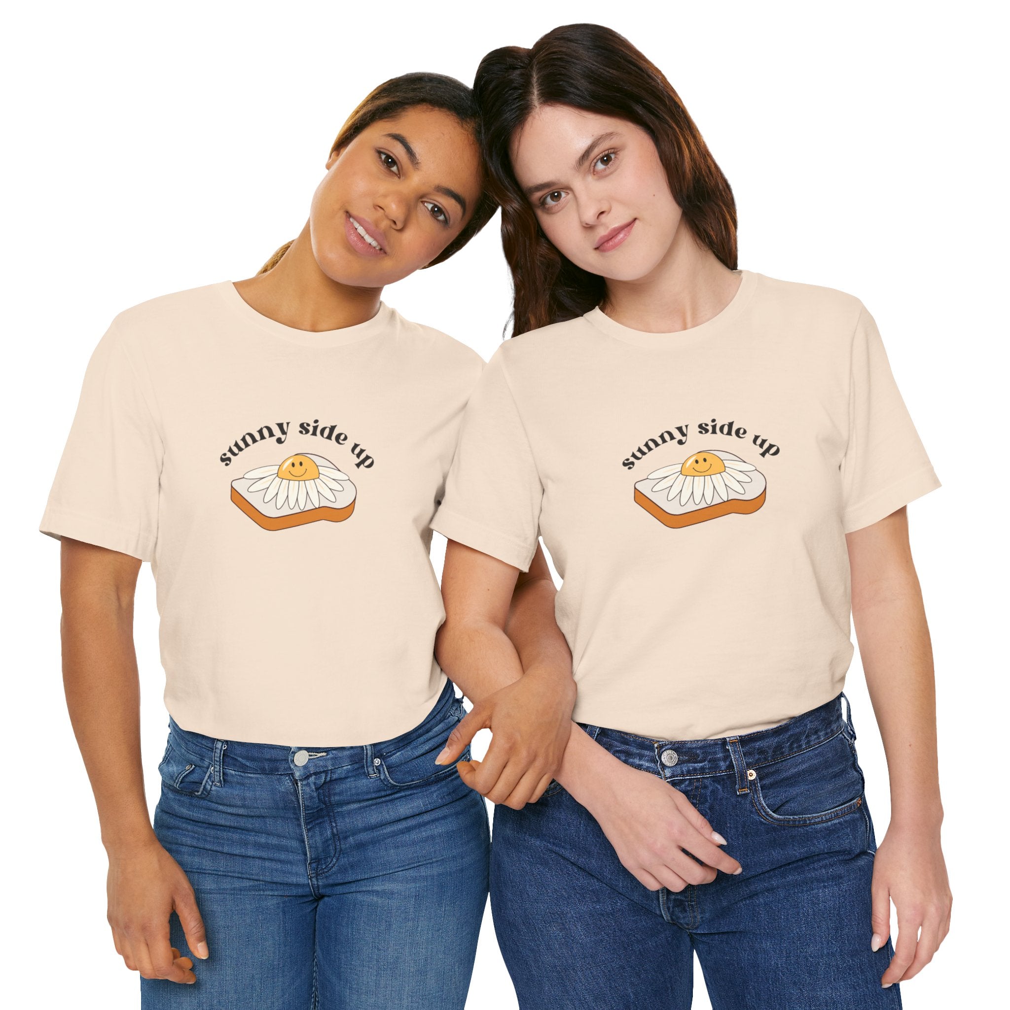 Sunny Side Up Graphic Tee, Cute Egg T-Shirt, Unisex Fun Fashion, Gift for Food Lovers, Breakfast Lover's Apparel