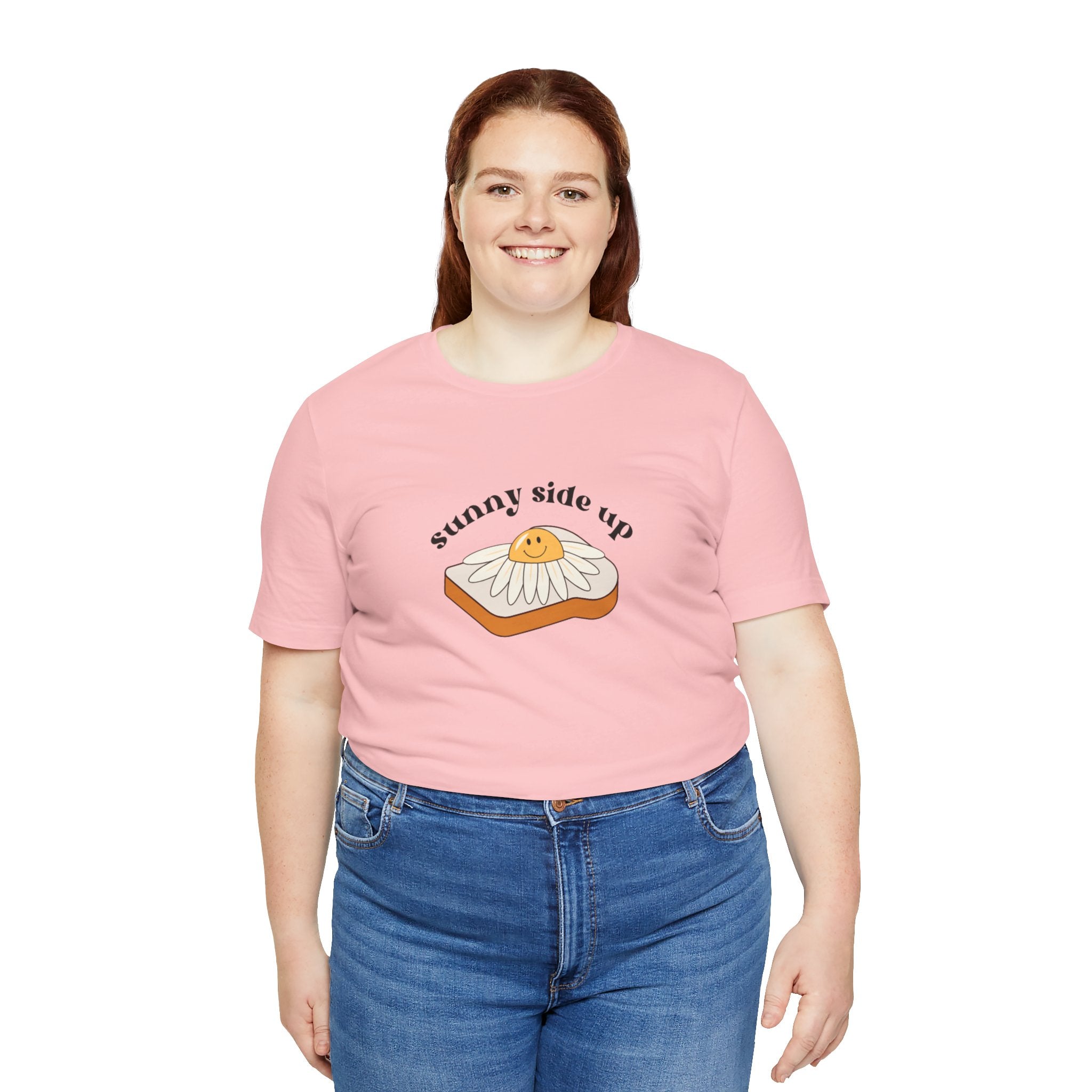 Sunny Side Up Graphic Tee, Cute Egg T-Shirt, Unisex Fun Fashion, Gift for Food Lovers, Breakfast Lover's Apparel