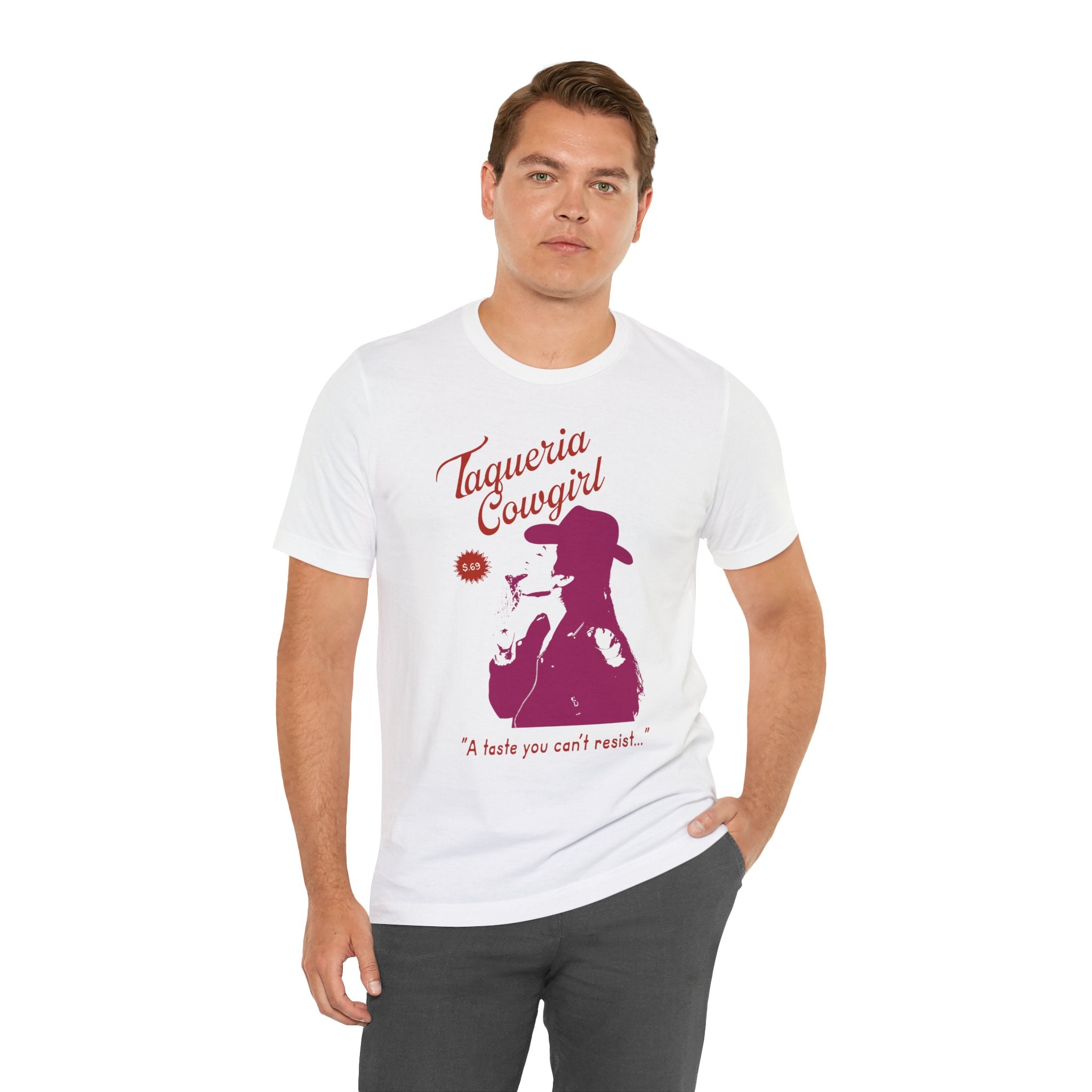 Taqueria Cowgirl Unisex Tee | Fun Foodie Shirt, Casual Wear, Gift for Food Lovers, Western Style T-Shirt, Unique Taco Tee
