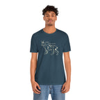 Here Kitty Kitty Unisex Tee, Bobcat T-Shirt, Funny Nature Tee, Gift for Wildlife Lovers, Cute Cat Apparel