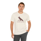 Western Yippee Caw Yay Bird Tee - Unisex Jersey Shirt, Nature Lover Gift, Casual Outfit, Birdwatching Apparel