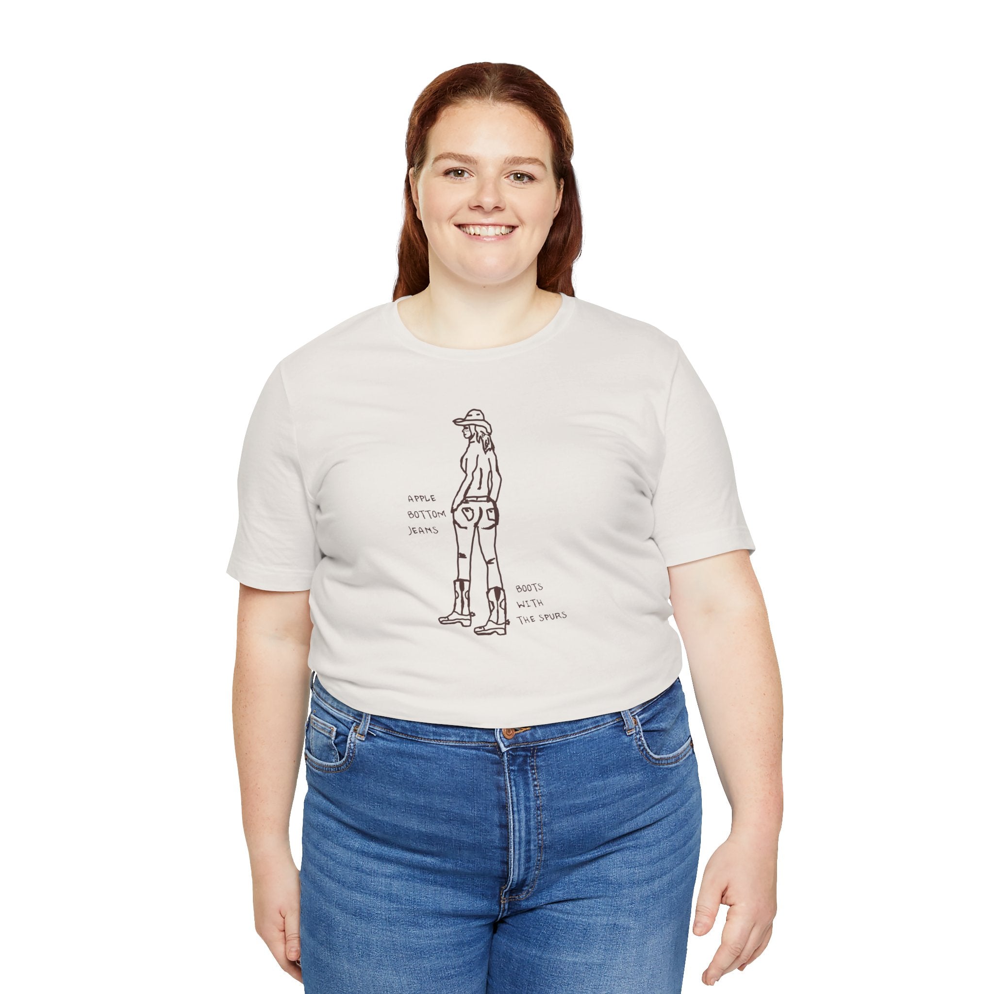 Cowgirl Western Tee - Graphic Unisex Jersey Shirt - Adventure Vibes - Perfect for Outdoor Lovers, Gifts, Casual Wear, Eco-friendly Fashion