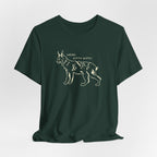 Here Kitty Kitty Unisex Tee, Bobcat T-Shirt, Funny Nature Tee, Gift for Wildlife Lovers, Cute Cat Apparel