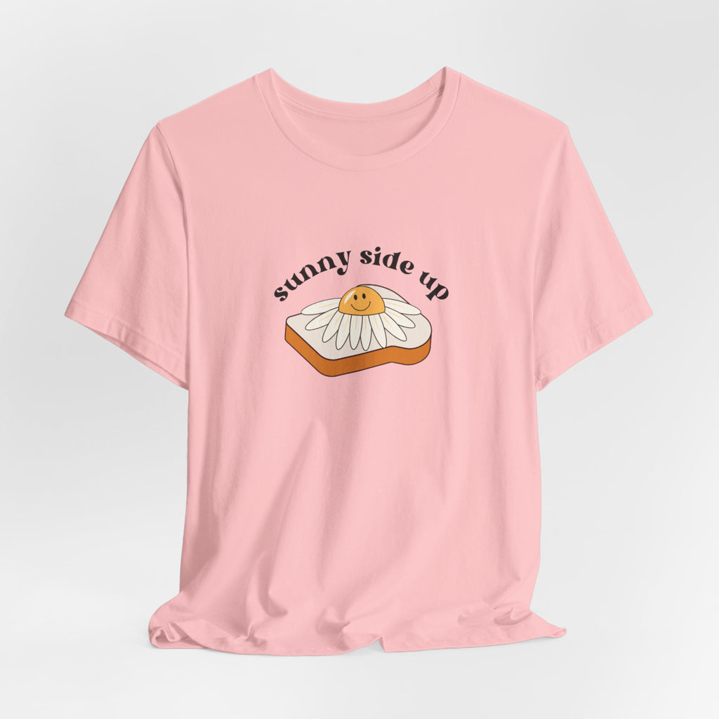 Sunny Side Up Graphic Tee, Cute Egg T-Shirt, Unisex Fun Fashion, Gift for Food Lovers, Breakfast Lover's Apparel