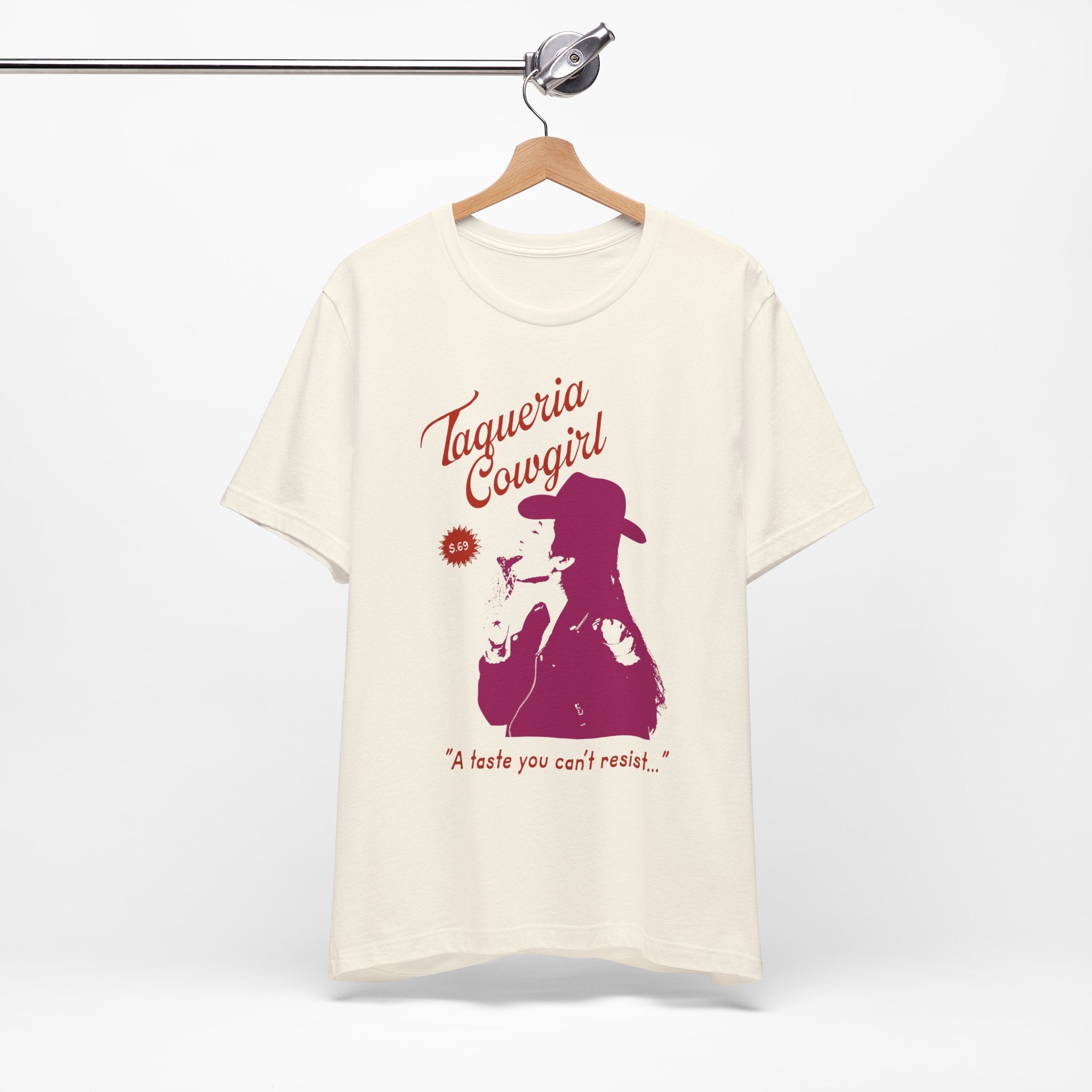 Taqueria Cowgirl Unisex Tee | Fun Foodie Shirt, Casual Wear, Gift for Food Lovers, Western Style T-Shirt, Unique Taco Tee
