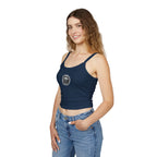 Trendy Women's Spaghetti Strap Tank Top with Chic Graphic Design, Summer Fashion Essential, Casual Wear, Gift for Her, Birthday Present