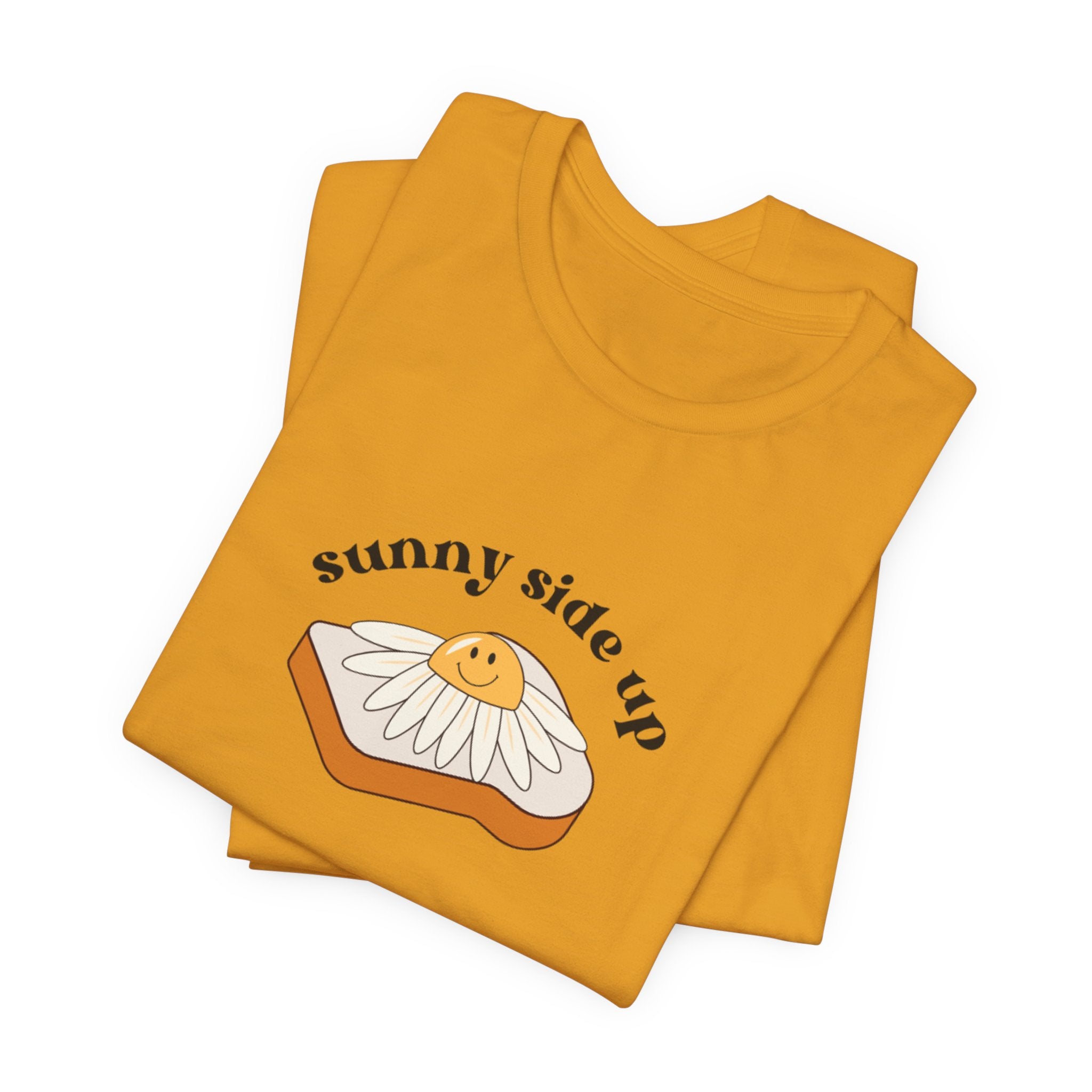 Sunny Side Up Graphic Tee, Cute Egg T-Shirt, Unisex Fun Fashion, Gift for Food Lovers, Breakfast Lover's Apparel