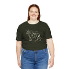 Here Kitty Kitty Unisex Tee, Bobcat T-Shirt, Funny Nature Tee, Gift for Wildlife Lovers, Cute Cat Apparel