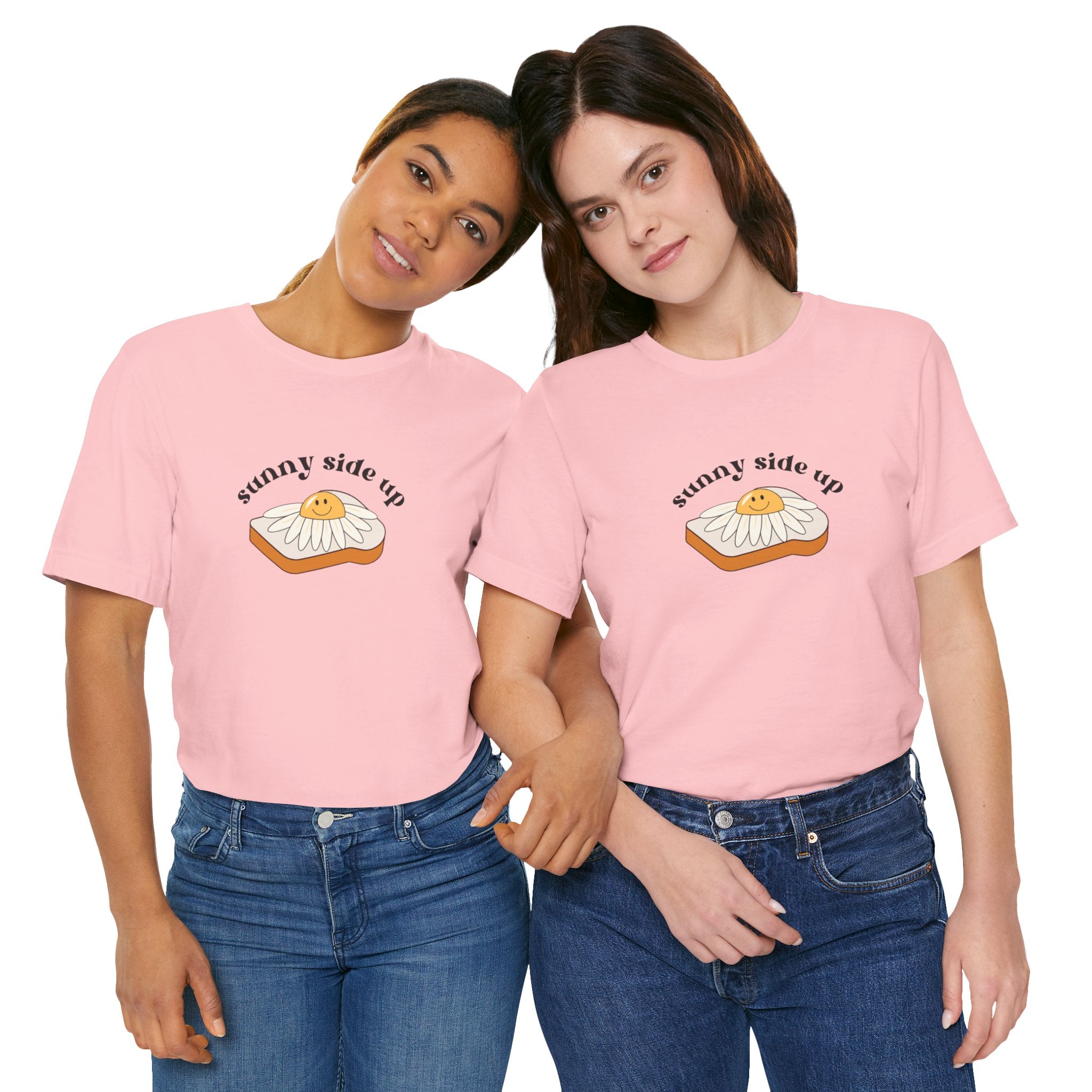Sunny Side Up Graphic Tee, Cute Egg T-Shirt, Unisex Fun Fashion, Gift for Food Lovers, Breakfast Lover's Apparel