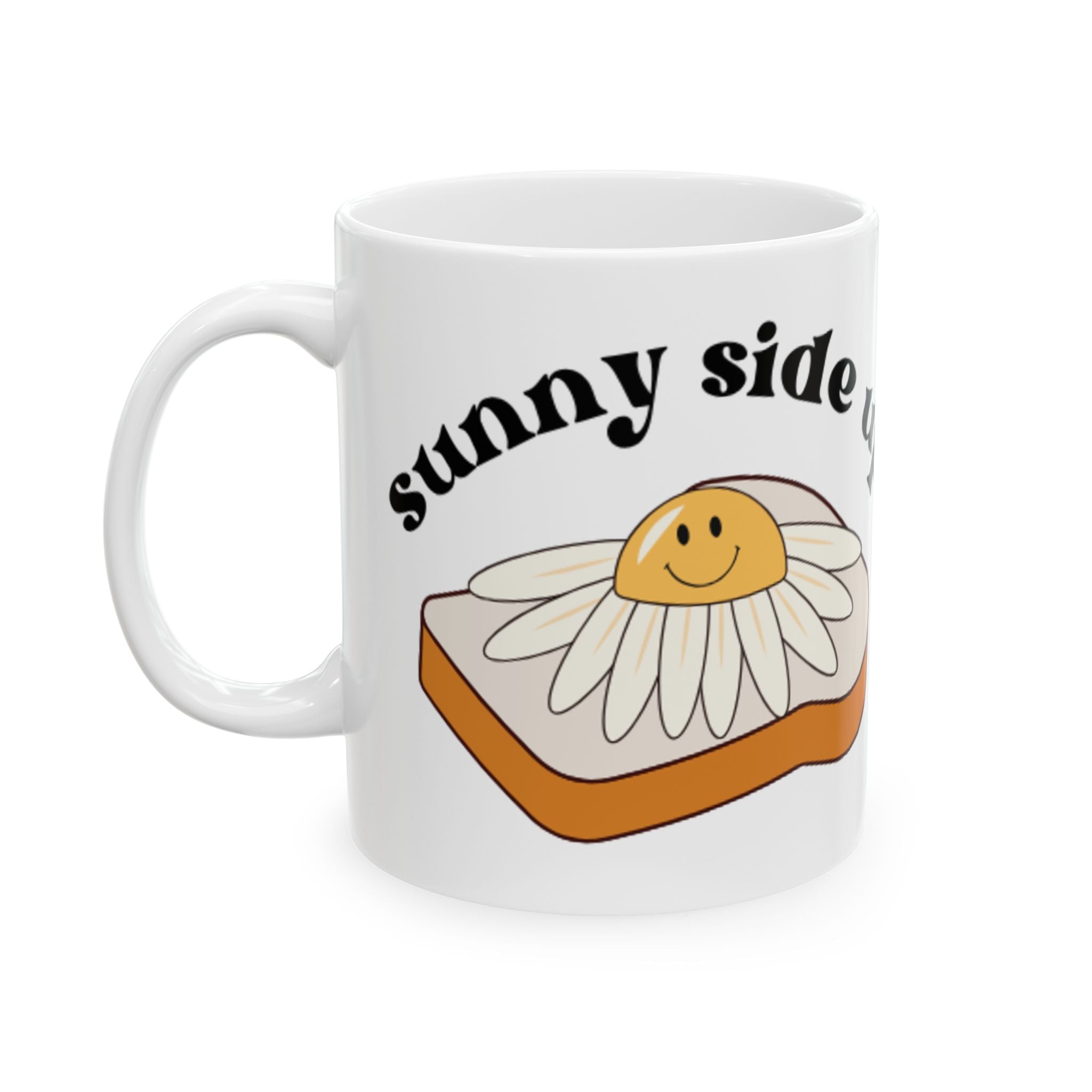 Cheerful Breakfast Ceramic Mug - Perfect Gift for Food Lovers, Cute Kitchen Decor, Morning Coffee Mug, Fun Gift for Brunch Lovers