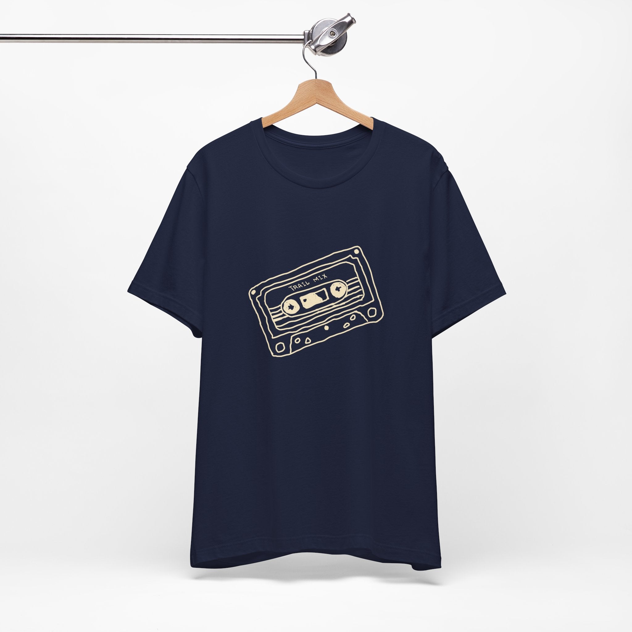 Trail Mix Retro Cassette Tee for Adventure Lovers, Vintage Music Shirt, Unisex Graphic Tee, Casual Wear T-Shirt, Nostalgic Apparel