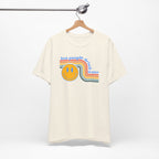 Smiley Water Quote Tee - Casual Summer Shirt, Gift for Friends, Fun Graphic Tee, Festival Wear, Hot Summer Vibes