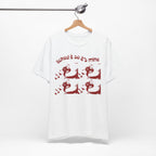 Licked It So It's Mine Unisex Short Sleeve Tee - Fun Graphic Shirt, Flirty Casual Wear, Birthday Gift, Funny T-Shirt