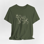Here Kitty Kitty Unisex Tee, Bobcat T-Shirt, Funny Nature Tee, Gift for Wildlife Lovers, Cute Cat Apparel