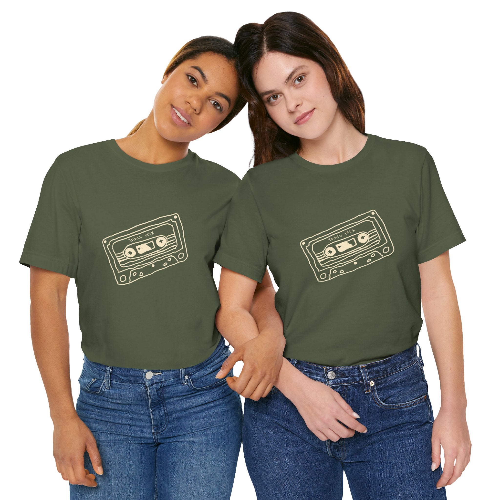 Trail Mix Retro Cassette Tee for Adventure Lovers, Vintage Music Shirt, Unisex Graphic Tee, Casual Wear T-Shirt, Nostalgic Apparel