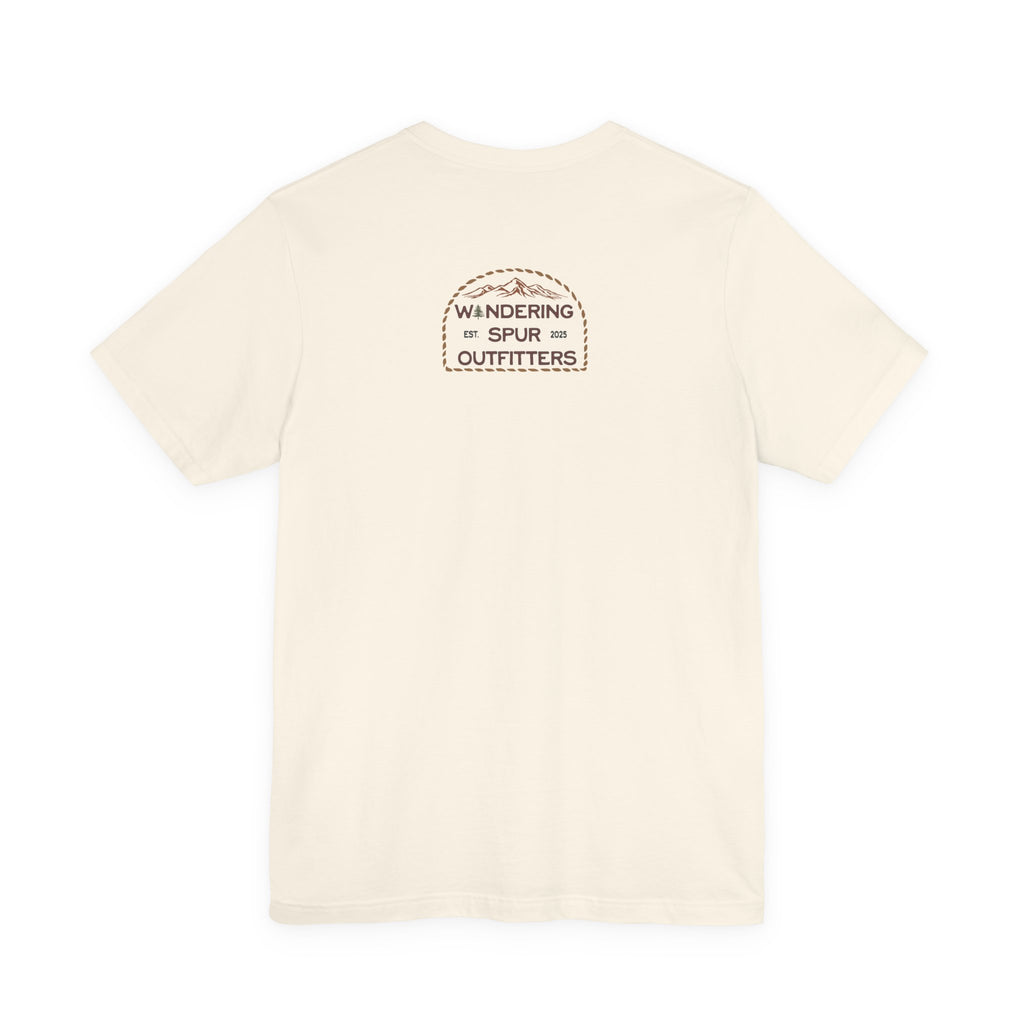 Cowgirl Western Tee - Graphic Unisex Jersey Shirt - Adventure Vibes - Perfect for Outdoor Lovers, Gifts, Casual Wear, Eco-friendly Fashion