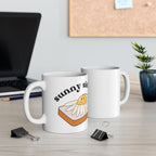 Cheerful Breakfast Ceramic Mug - Perfect Gift for Food Lovers, Cute Kitchen Decor, Morning Coffee Mug, Fun Gift for Brunch Lovers