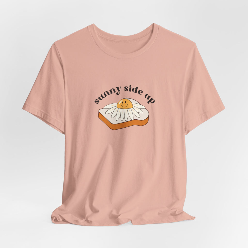 Sunny Side Up Graphic Tee, Cute Egg T-Shirt, Unisex Fun Fashion, Gift for Food Lovers, Breakfast Lover's Apparel