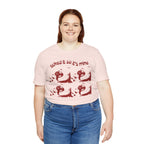 Licked It So It's Mine Unisex Short Sleeve Tee - Fun Graphic Shirt, Flirty Casual Wear, Birthday Gift, Funny T-Shirt