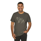 Here Kitty Kitty Unisex Tee, Bobcat T-Shirt, Funny Nature Tee, Gift for Wildlife Lovers, Cute Cat Apparel