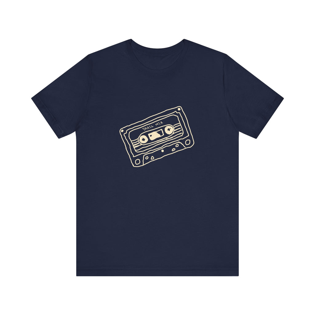 Trail Mix Retro Cassette Tee for Adventure Lovers, Vintage Music Shirt, Unisex Graphic Tee, Casual Wear T-Shirt, Nostalgic Apparel