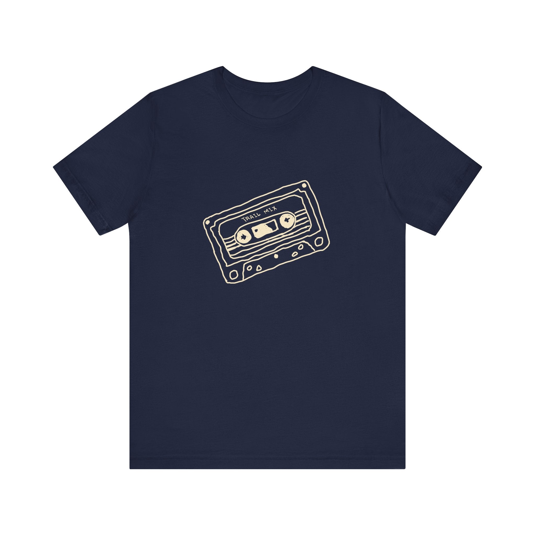 Trail Mix Retro Cassette Tee for Adventure Lovers, Vintage Music Shirt, Unisex Graphic Tee, Casual Wear T-Shirt, Nostalgic Apparel