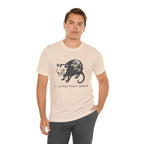 Funny Animal Graphic Tee, Unisex Jersey T-Shirt, Cute Opossum Tee, Gift for Animal Lovers, Casual Everyday Wear