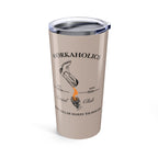 Workaholics Social Club 20oz Travel Tumbler with Vintage Design | Coffee Cup, Tea Mug, Gift for Travelers