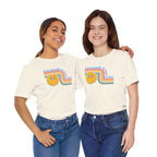 Smiley Water Quote Tee - Casual Summer Shirt, Gift for Friends, Fun Graphic Tee, Festival Wear, Hot Summer Vibes
