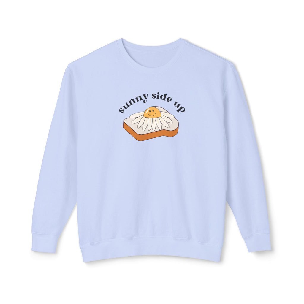 Sunny Side Up Crewneck Sweatshirt - Breakfast Lover Gift, Cozy Sweatshirt, Casual Outfit, Foodie Apparel, Spring Essentials