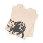 Funny Animal Graphic Tee, Unisex Jersey T-Shirt, Cute Opossum Tee, Gift for Animal Lovers, Casual Everyday Wear