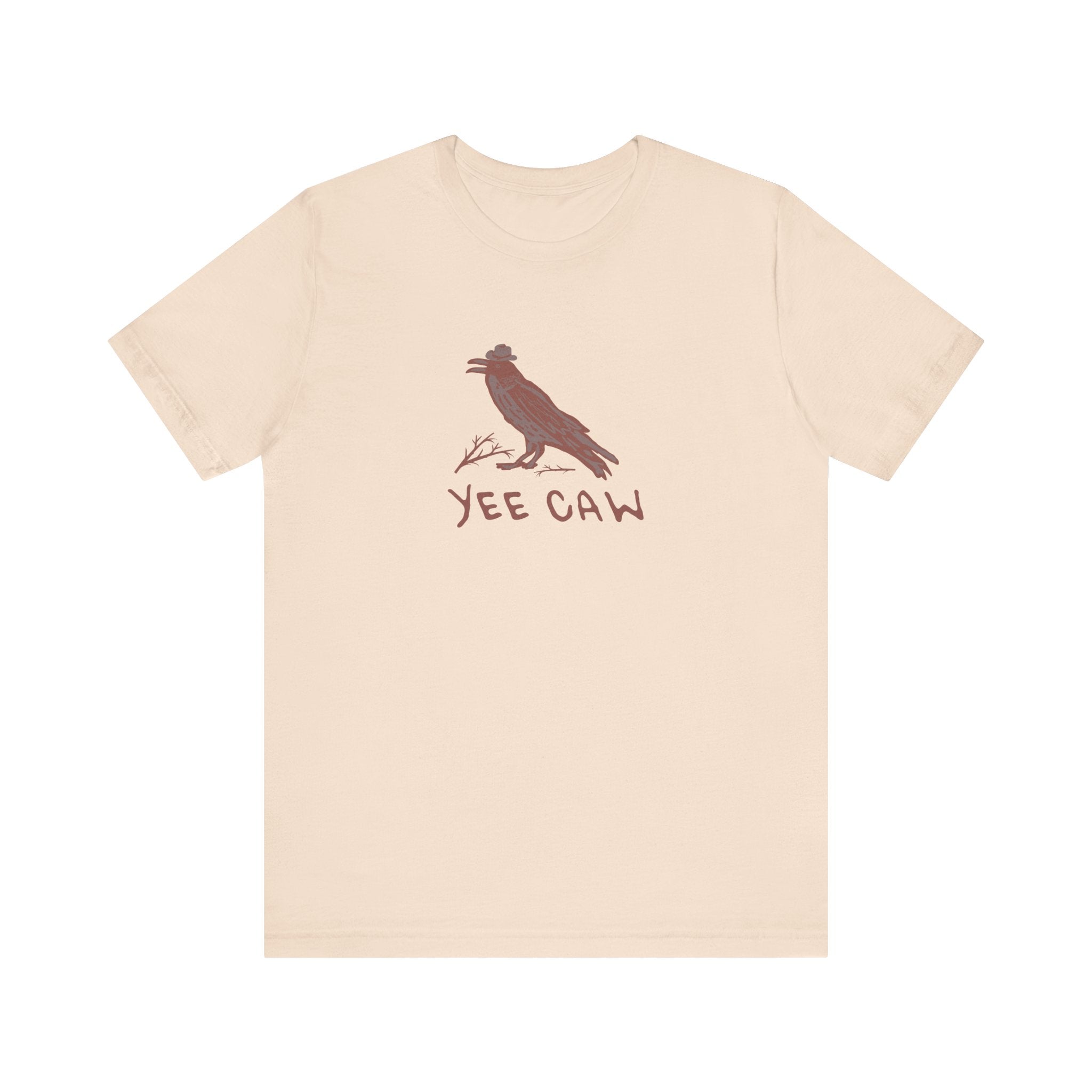 Western "Yee Caw" Unisex Tee, Bird Lover's T-Shirt, Gift for Nature Enthusiasts, Casual Wear