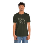 Here Kitty Kitty Unisex Tee, Bobcat T-Shirt, Funny Nature Tee, Gift for Wildlife Lovers, Cute Cat Apparel