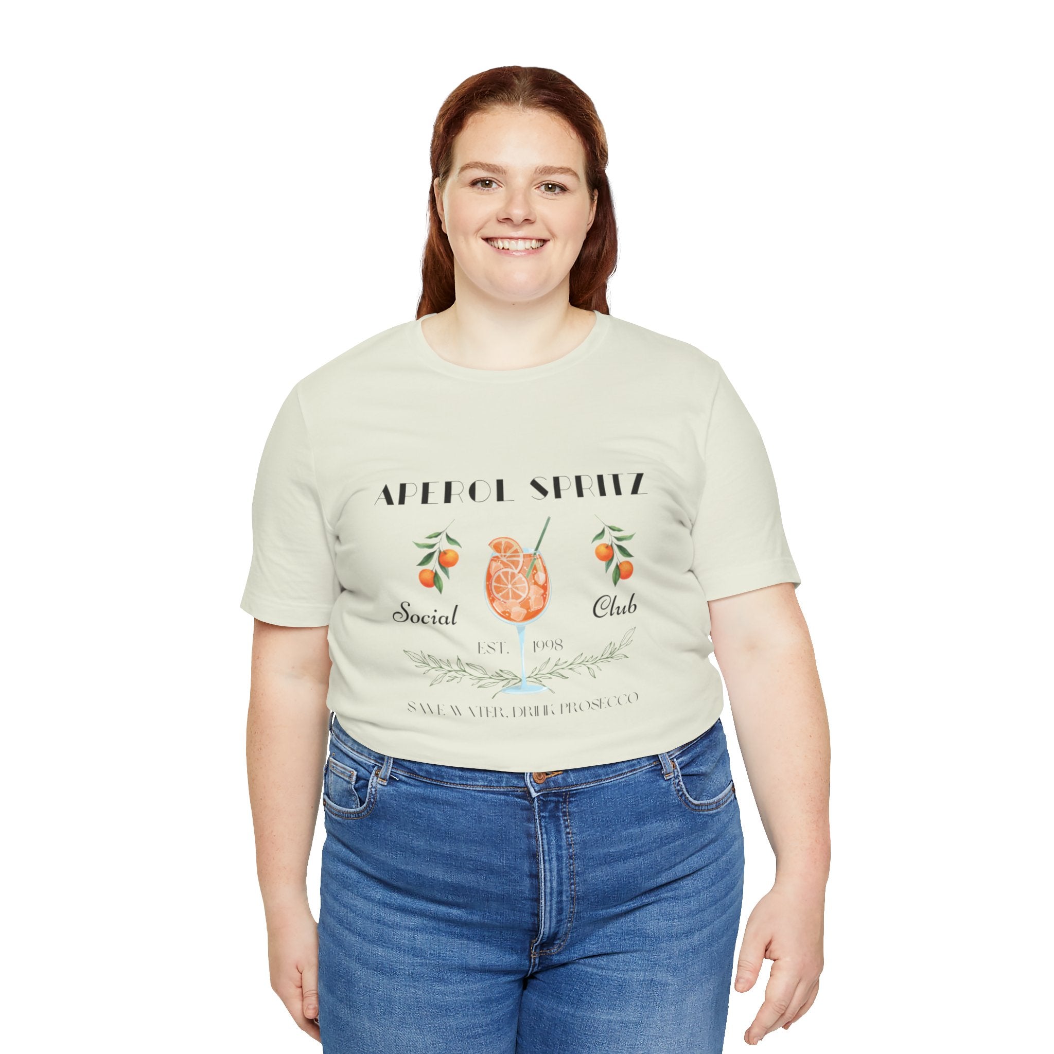 Vintage Style Graphic Aperol Spritz T-Shirt, Perfect for Casual Outings, Gift for Friends, Summer Essential, Unisex Tee with Fun Design